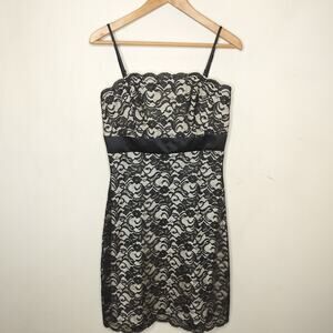 White House Black Market Lace Cocktail Dress Formal